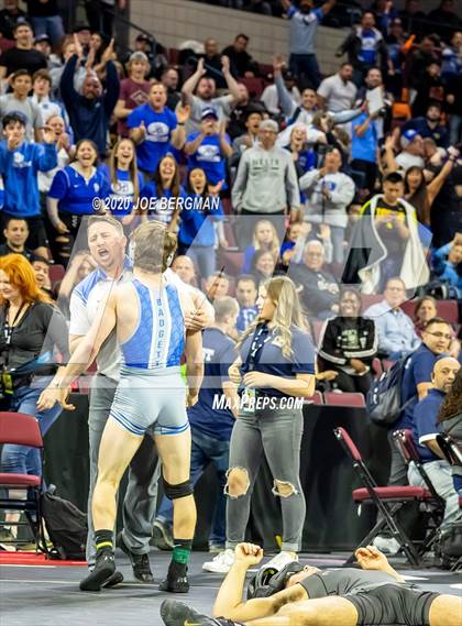 Thumbnail 3 in CIF Wrestling Semifinals photogallery.