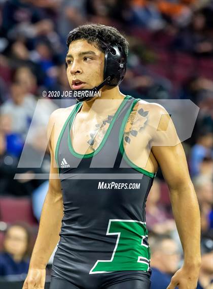 Thumbnail 2 in CIF Wrestling Semifinals photogallery.