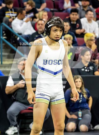 Thumbnail 3 in CIF Wrestling Semifinals photogallery.