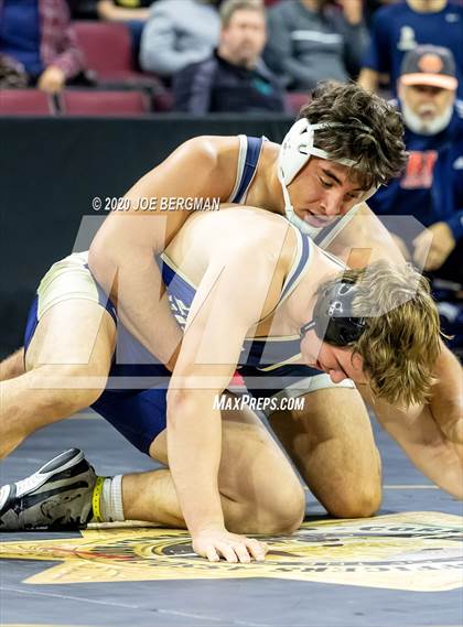 Thumbnail 3 in CIF Wrestling Semifinals photogallery.