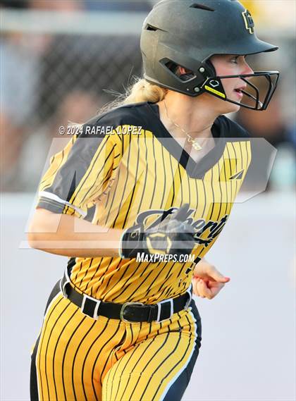 Thumbnail 3 in Liberty vs. Bridge City (UIL Softball 4A Region 3 Regional Quarter Final) photogallery.