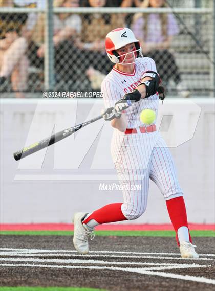 Thumbnail 1 in Liberty vs. Bridge City (UIL Softball 4A Region 3 Regional Quarter Final) photogallery.