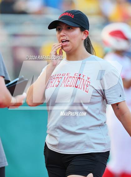 Thumbnail 2 in Liberty vs. Bridge City (UIL Softball 4A Region 3 Regional Quarter Final) photogallery.