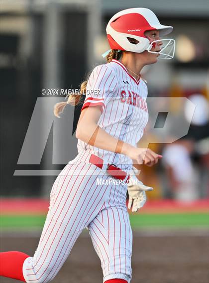 Thumbnail 1 in Liberty vs. Bridge City (UIL Softball 4A Region 3 Regional Quarter Final) photogallery.
