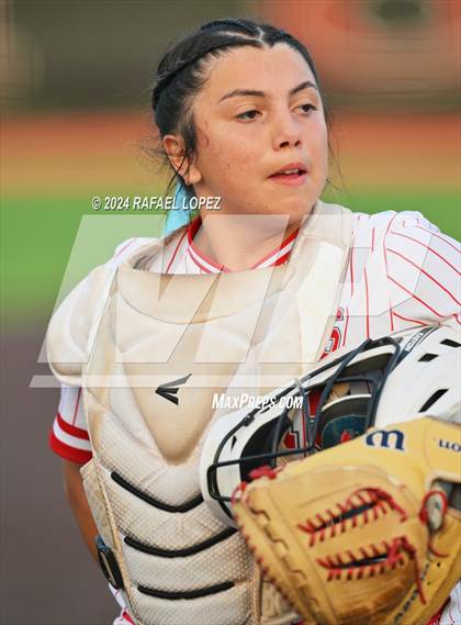 Thumbnail 3 in Liberty vs. Bridge City (UIL Softball 4A Region 3 Regional Quarter Final) photogallery.