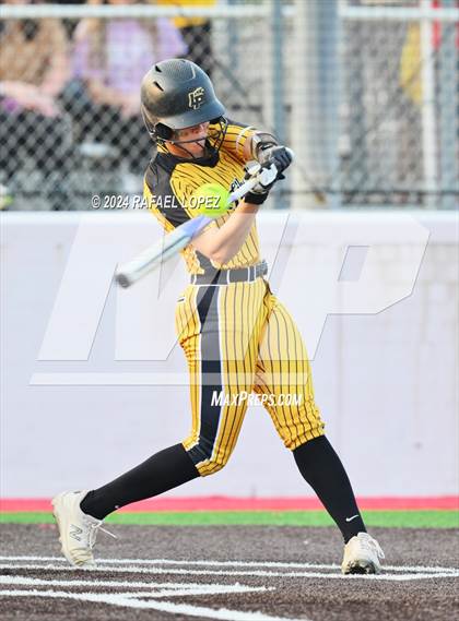 Thumbnail 3 in Liberty vs. Bridge City (UIL Softball 4A Region 3 Regional Quarter Final) photogallery.