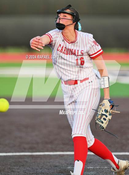 Thumbnail 2 in Liberty vs. Bridge City (UIL Softball 4A Region 3 Regional Quarter Final) photogallery.