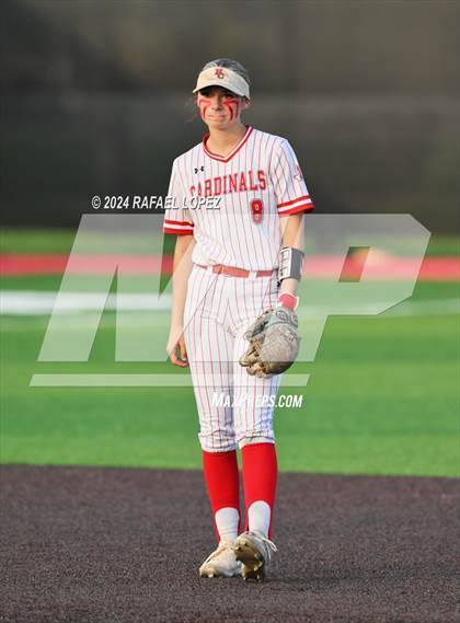 Thumbnail 1 in Liberty vs. Bridge City (UIL Softball 4A Region 3 Regional Quarter Final) photogallery.