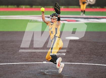 Thumbnail 1 in Liberty vs. Bridge City (UIL Softball 4A Region 3 Regional Quarter Final) photogallery.