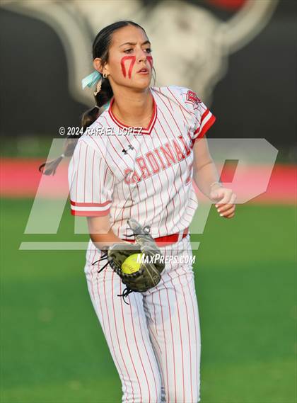 Thumbnail 2 in Liberty vs. Bridge City (UIL Softball 4A Region 3 Regional Quarter Final) photogallery.
