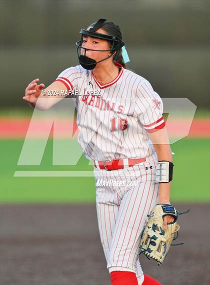 Thumbnail 1 in Liberty vs. Bridge City (UIL Softball 4A Region 3 Regional Quarter Final) photogallery.