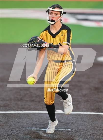 Thumbnail 2 in Liberty vs. Bridge City (UIL Softball 4A Region 3 Regional Quarter Final) photogallery.