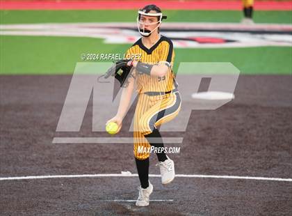 Thumbnail 1 in Liberty vs. Bridge City (UIL Softball 4A Region 3 Regional Quarter Final) photogallery.