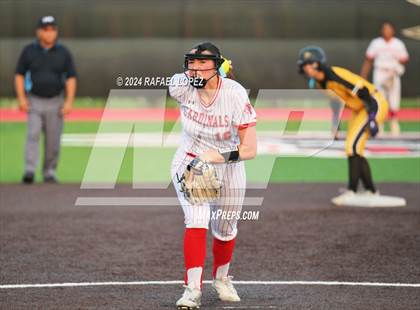 Thumbnail 1 in Liberty vs. Bridge City (UIL Softball 4A Region 3 Regional Quarter Final) photogallery.
