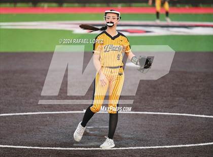 Thumbnail 2 in Liberty vs. Bridge City (UIL Softball 4A Region 3 Regional Quarter Final) photogallery.