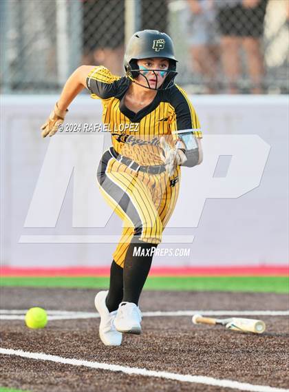 Thumbnail 1 in Liberty vs. Bridge City (UIL Softball 4A Region 3 Regional Quarter Final) photogallery.