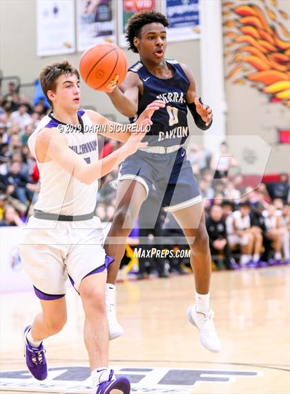 Thumbnail 1 in Sierra Canyon vs Millennium (HoopHall West Tournament)  photogallery.
