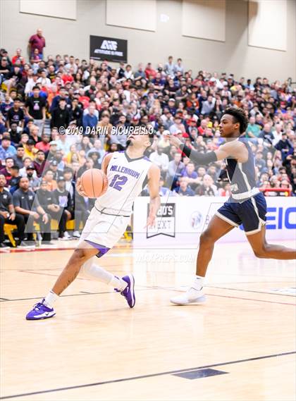 Thumbnail 3 in Sierra Canyon vs Millennium (HoopHall West Tournament)  photogallery.