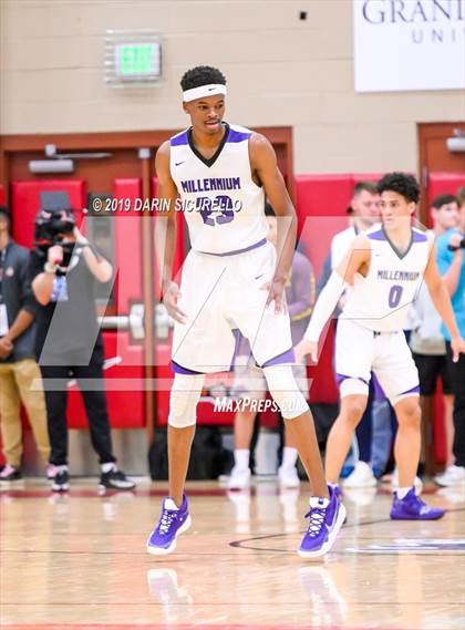 Thumbnail 3 in Sierra Canyon vs Millennium (HoopHall West Tournament)  photogallery.