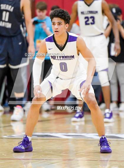 Thumbnail 3 in Sierra Canyon vs Millennium (HoopHall West Tournament)  photogallery.