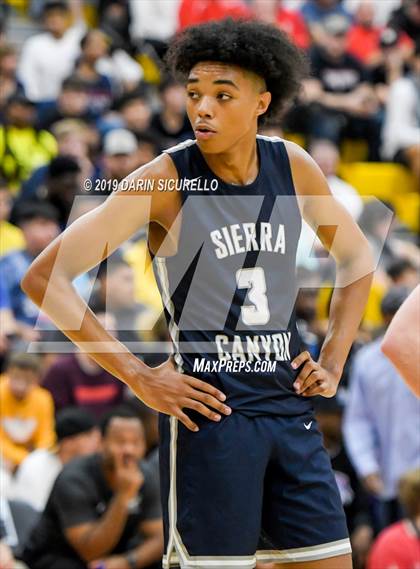 Thumbnail 3 in Sierra Canyon vs Millennium (HoopHall West Tournament)  photogallery.