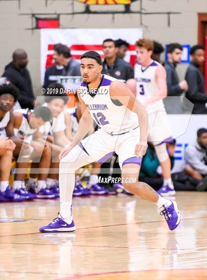 Thumbnail 1 in Sierra Canyon vs Millennium (HoopHall West Tournament)  photogallery.