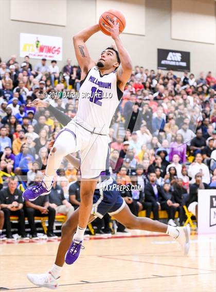 Thumbnail 1 in Sierra Canyon vs Millennium (HoopHall West Tournament)  photogallery.
