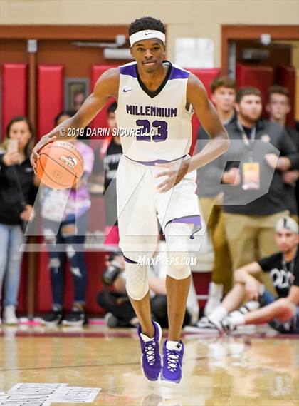 Thumbnail 3 in Sierra Canyon vs Millennium (HoopHall West Tournament)  photogallery.