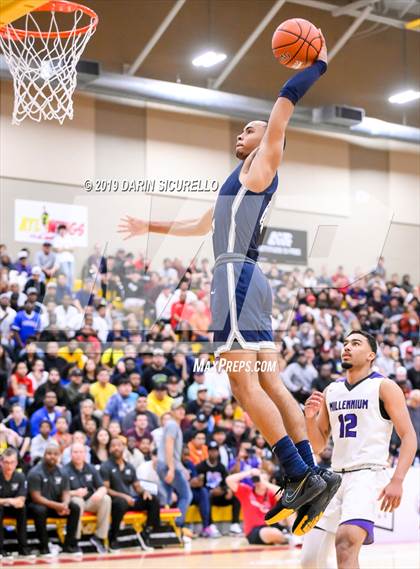 Thumbnail 2 in Sierra Canyon vs Millennium (HoopHall West Tournament)  photogallery.