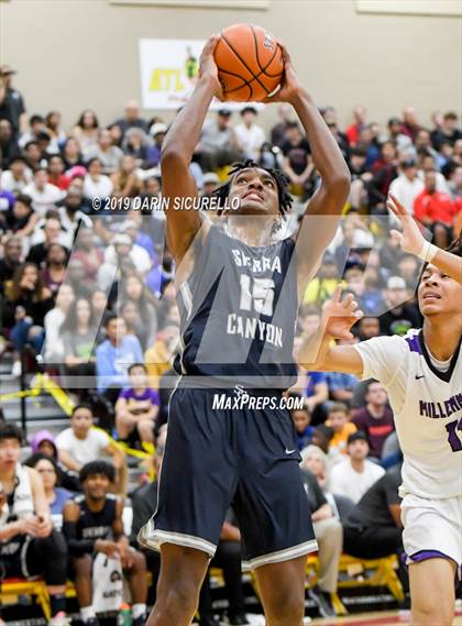 Thumbnail 3 in Sierra Canyon vs Millennium (HoopHall West Tournament)  photogallery.