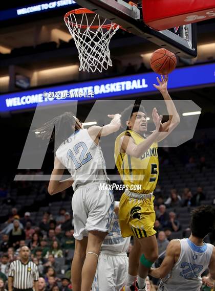 Thumbnail 2 in Damien @ Clovis North (CIF State D1 Final) photogallery.
