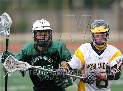 Thumbnail 1 in Cedar Park vs Highland Park (THSLL D2 Semifinals) photogallery.