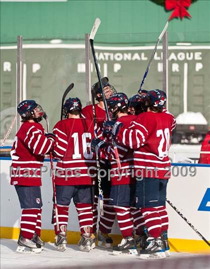 Thumbnail 2 in Avon Old Farms vs Taft (Exhibition game at Fenway Park) photogallery.