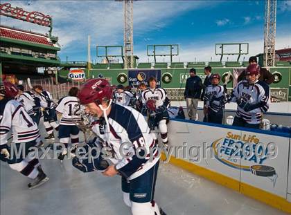 Thumbnail 2 in Avon Old Farms vs Taft (Exhibition game at Fenway Park) photogallery.
