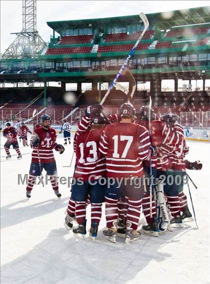 Thumbnail 3 in Avon Old Farms vs Taft (Exhibition game at Fenway Park) photogallery.