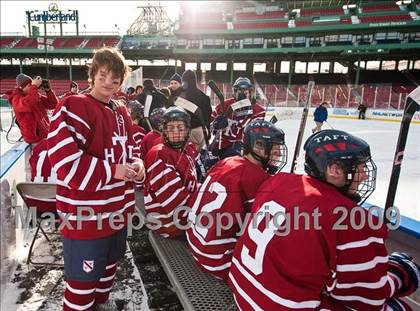 Thumbnail 2 in Avon Old Farms vs Taft (Exhibition game at Fenway Park) photogallery.