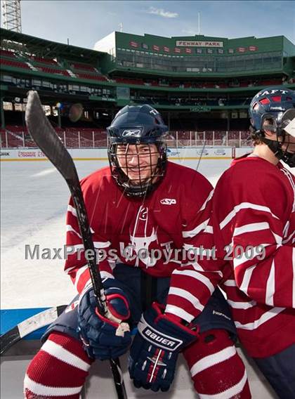 Thumbnail 2 in Avon Old Farms vs Taft (Exhibition game at Fenway Park) photogallery.