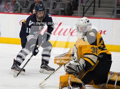 Thumbnail 3 in Valor Christian vs. Monarch (CHSAA Frozen Four) photogallery.