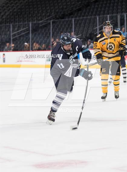 Thumbnail 1 in Valor Christian vs. Monarch (CHSAA Frozen Four) photogallery.