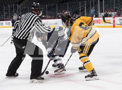 Thumbnail 1 in Valor Christian vs. Monarch (CHSAA Frozen Four) photogallery.