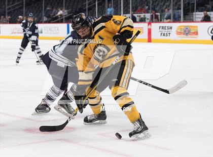 Thumbnail 1 in Valor Christian vs. Monarch (CHSAA Frozen Four) photogallery.