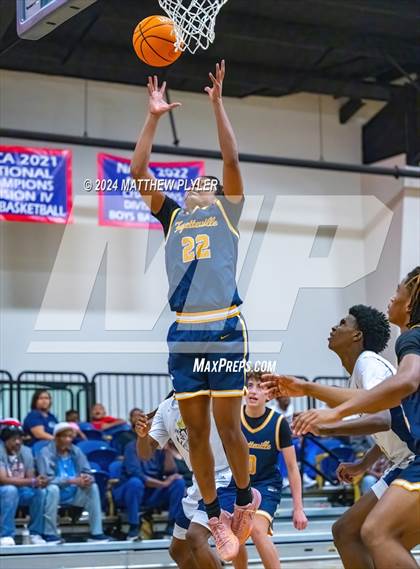 Thumbnail 1 in Fayetteville Academy vs New Life Christian Academy (Veterans Day Tournament) photogallery.