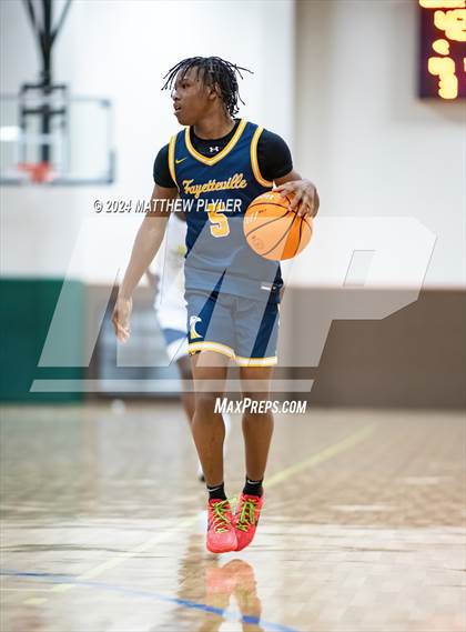 Thumbnail 1 in Fayetteville Academy vs New Life Christian Academy (Veterans Day Tournament) photogallery.