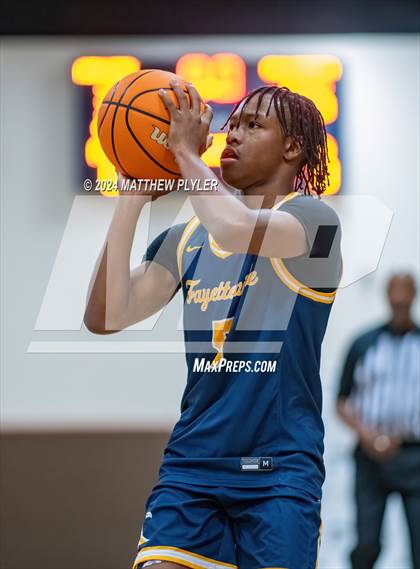 Thumbnail 3 in Fayetteville Academy vs New Life Christian Academy (Veterans Day Tournament) photogallery.