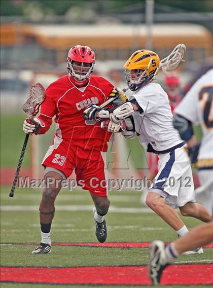 Thumbnail 2 in Simsbury vs Conard (CCC West Game) photogallery.