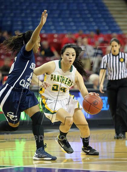 Thumbnail 1 in Pinewood vs Sierra Canyon (CIF State D5 Final) photogallery.