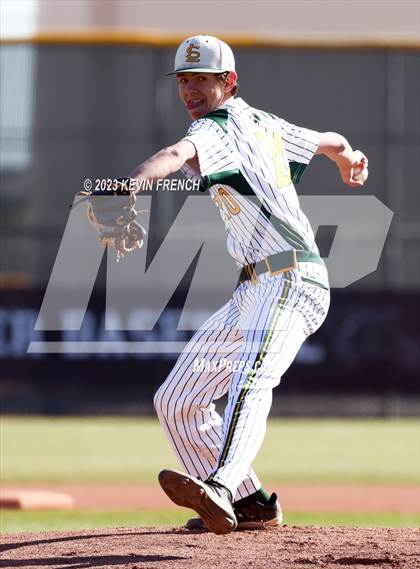 Thumbnail 3 in Cathedral Prep vs. Show Low (Wolves Classic Tournament) photogallery.