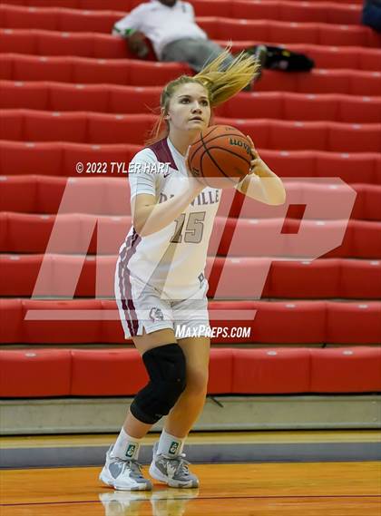 Thumbnail 1 in Danville vs. Tri-West Hendricks (Hendricks country Tournament) photogallery.