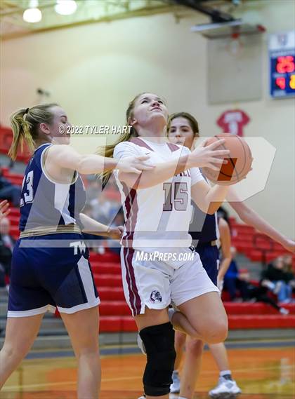 Thumbnail 1 in Danville vs. Tri-West Hendricks (Hendricks country Tournament) photogallery.