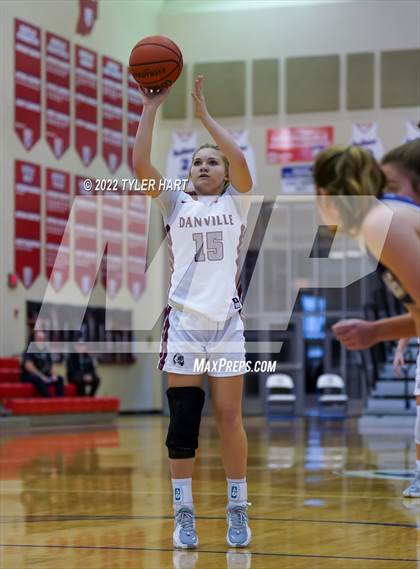 Thumbnail 2 in Danville vs. Tri-West Hendricks (Hendricks country Tournament) photogallery.